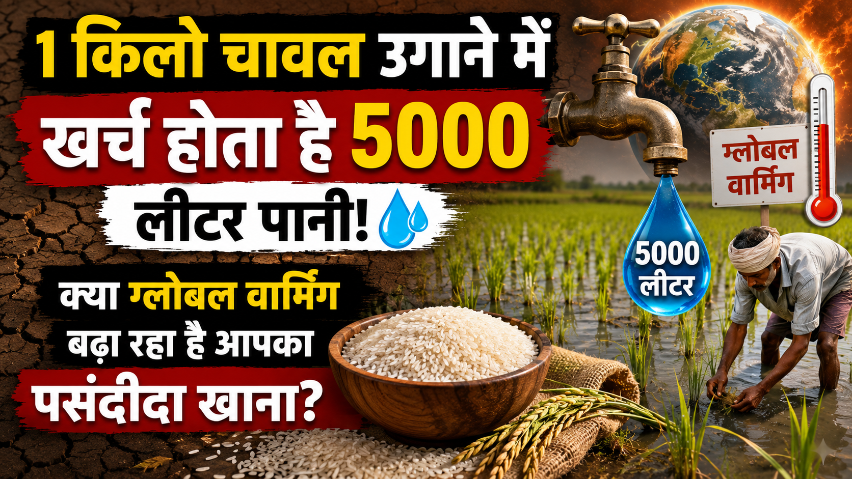 चावल की खेती