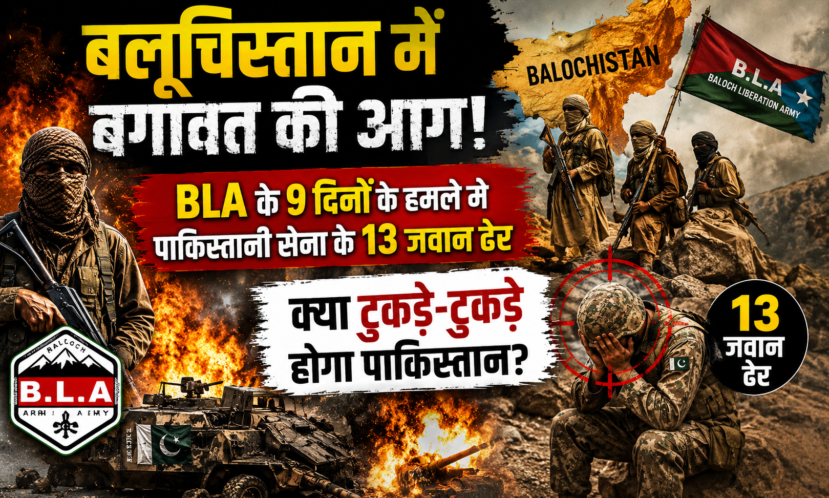 BLA attack on Pakistan army